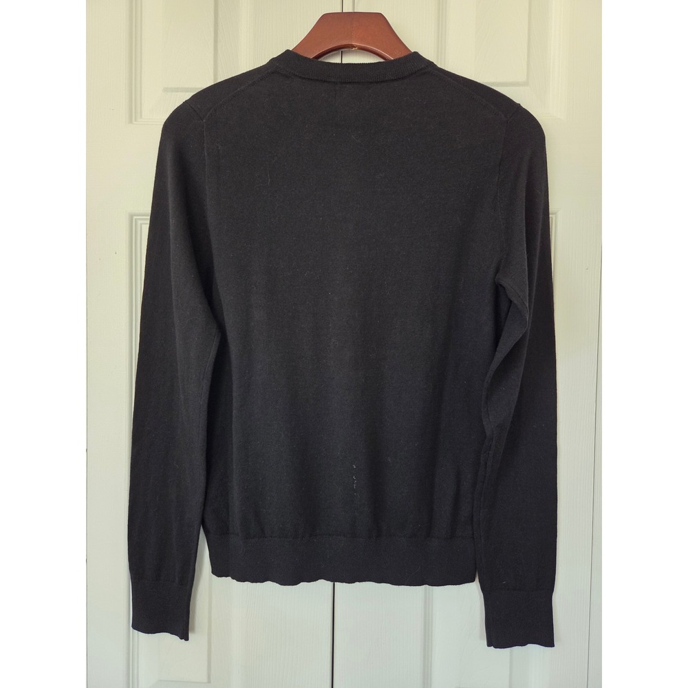 J.Crew Classic Cotton Cardigan Button Front Women Size S Black NWT E5957‎ - Picture 3 of 6